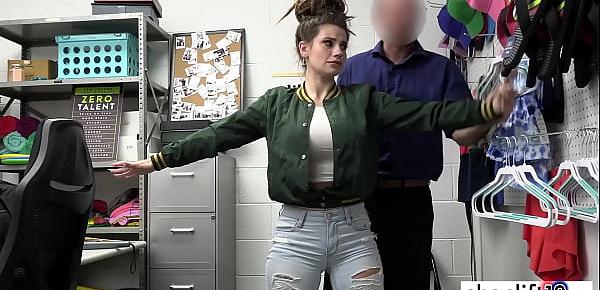  Wet teen Indica Flower loves sucking and ridding dick and she rode policemans